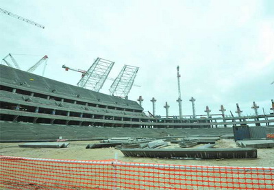 Бакинский Олимпийский стадион будет сдан в эксплуатацию в феврале 2015 года