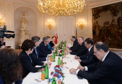 Президент Азербайджана Ильхам Алиев встретился с президентом Польши