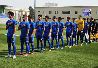 Юношеская сборная Азербайджана по футболу разгромила Кыргызстан на турнире в Казахстане