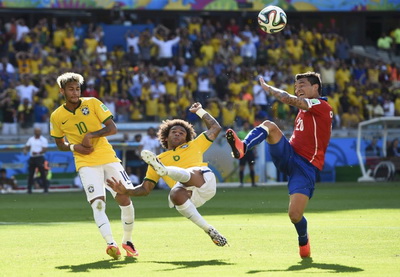 ЧМ-2014: Бразилия обыграла Чили в серии пенальти - ФОТО - ВИДЕО