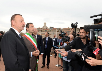 Ильхам Алиев: «Итальяно-азербайджанские связи очень успешно развиваются, охватывают различные сферы» - ФОТО