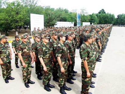 На передовой в Товузском районе ряд НПО организовали праздничное мероприятие для военнослужащих