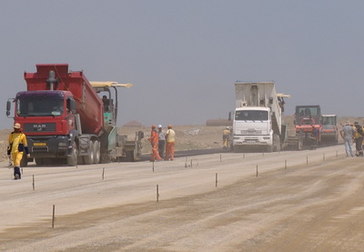 Ускорены работы по строительству автодороги Бильгях-Новханы-Сумгайыт – ФОТО