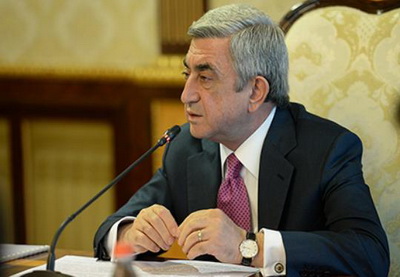 Урегулирование Нагорно-карабахского конфликта Армения видит исключительно посредством мирных мер – Серж Саргсян