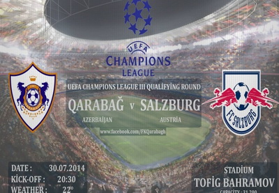 На матч «Карабах» - «Зальцбург» продано 22000 билетов