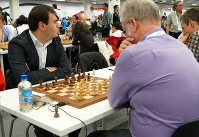Сборная Азербайджана по шахматам сыграла вничью с Сербией