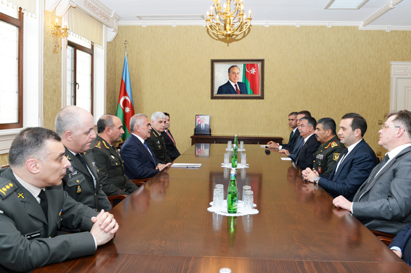 Председатель Верховного Меджлиса Нахчывана встретился с министрами обороны Грузии и Турции - ФОТО