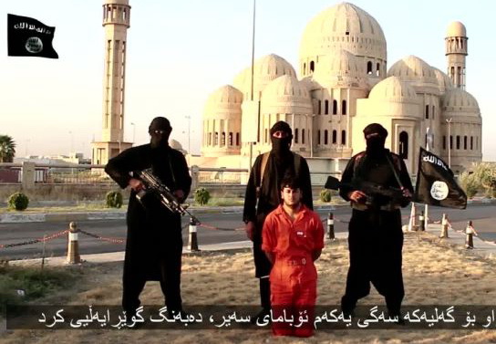 Исламские джихадисты демонстрируют видеозапись убийства курдского солдата – ФОТО - ВИДЕО