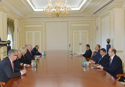 Ильхам Алиев принял германскую делегацию
