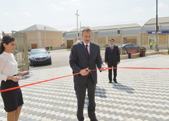Президент Ильхам Алиев принял участие в открытии школы в Бинагадинском районе – ФОТО