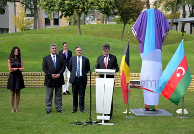 В Бельгии прошла церемония в честь участия Азербайджана в специальных Европейских олимпийских играх - ФОТО