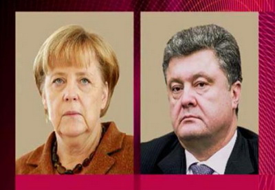 Порошенко и Меркель обсудили нарушение перемирия в Донбассе