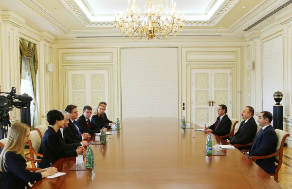 Президент Азербайджана принял министра иностранных дел Литвы - ФОТО