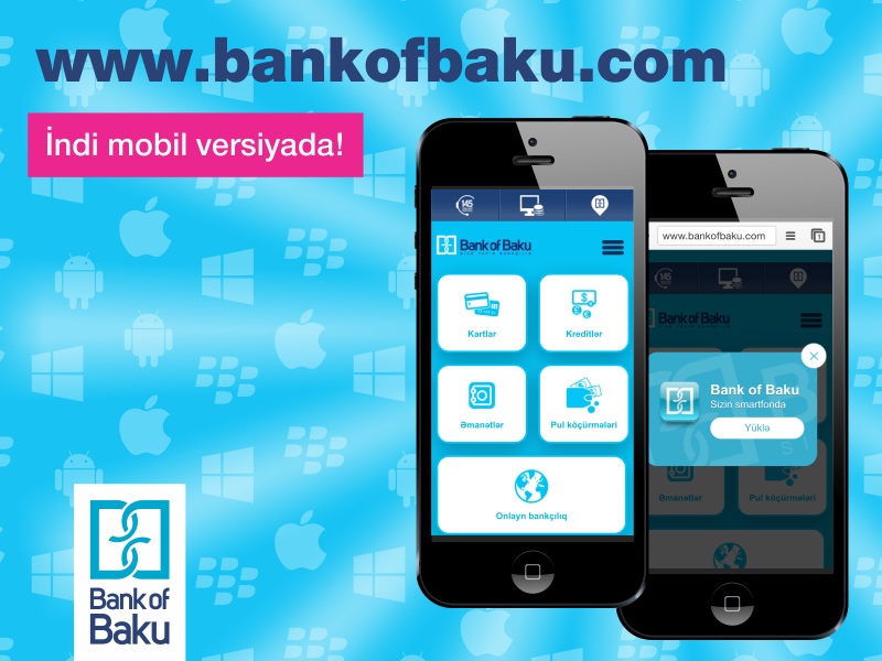 Bank of Baku запустил мобильную версию  корпоративного сайта