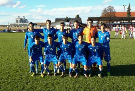 Юношеская сборная Азербайджана по футболу обыграла Хорватию