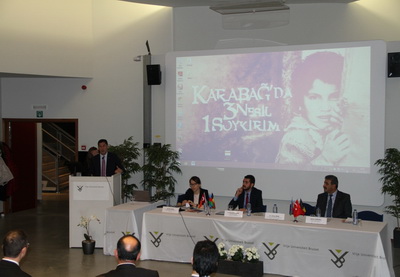 В Брюсселе прошли фотовыставка и конференция «Три поколения и один геноцид в Карабахе» - ФОТО
