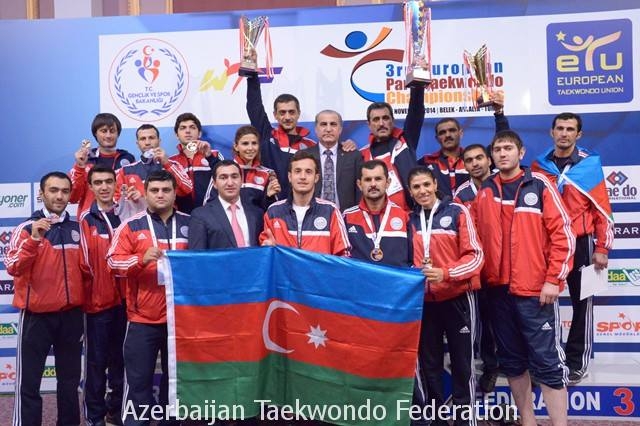 Сборная Азербайджана по паратаэквондо завоевала 10 медалей на чемпионате Европы