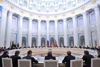 Встреча Путина с бизнесменами прошла «в очень теплой обстановке» - ФОТО