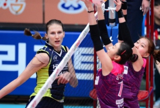 Волейболистка Полина Рагимова набрала 29 очков в матче чемпионата Кореи