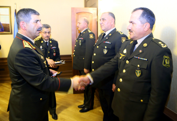 Ряду азербайджанских военнослужащих присвоено звание полковника - ФОТО