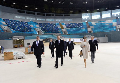 Ильхам Алиев ознакомился с ходом капитального ремонта в Спортивно-концертном комплексе имени Гейдара Алиева - ФОТО