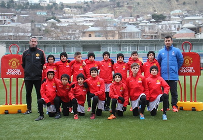 Футбольная школа «Манчестер Юнайтед» в Баку возобновила работу после зимних каникул – ФОТО