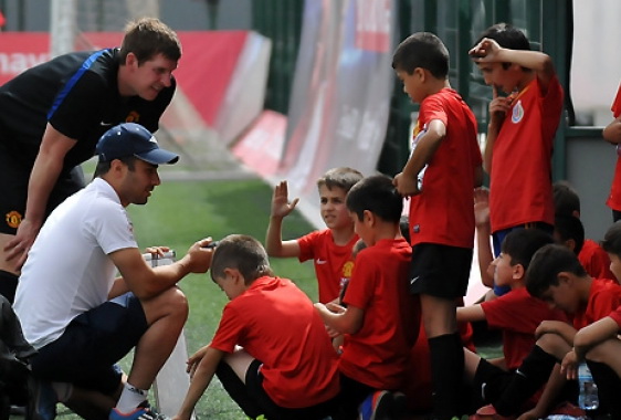 Школа «Манчестер Юнайтед» в Баку продолжила работу после каникул – ВИДЕО