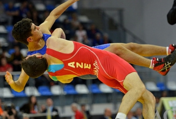 Азербайджанские борцы завоевали пять медалей на турнире в Иране