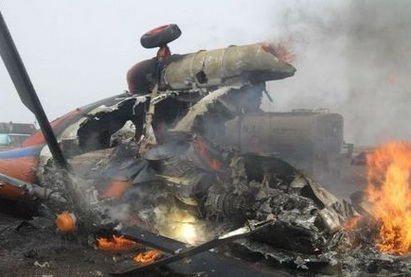Три человека стали жертвой крушения вертолета в Иране