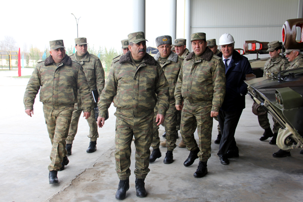 Закир Гасанов принял участие в открытии новой воинской части в прифронтовой зоне - ФОТО