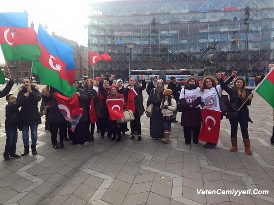 В Дании проведена акция в связи с годовщиной Ходжалинского геноцида  - ФОТО