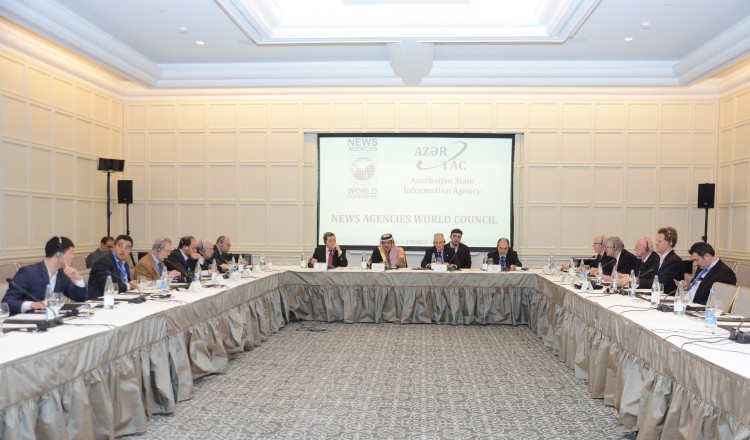 В Баку состоялось 3-е заседание Совета Всемирного конгресса новостных агентств – ФОТО