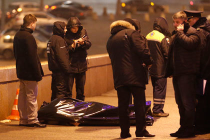 Обнародована запись видеорегистратора через 3 минуты после убийства Немцова – ВИДЕО