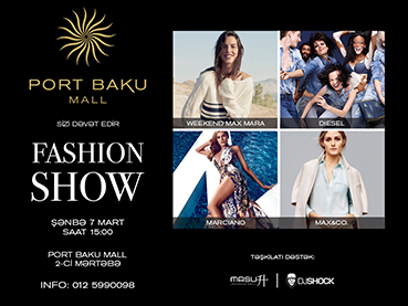 В Port Baku Mall состоится Fashion Show