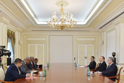 Ильхам Алиев принял главу МИД Судана