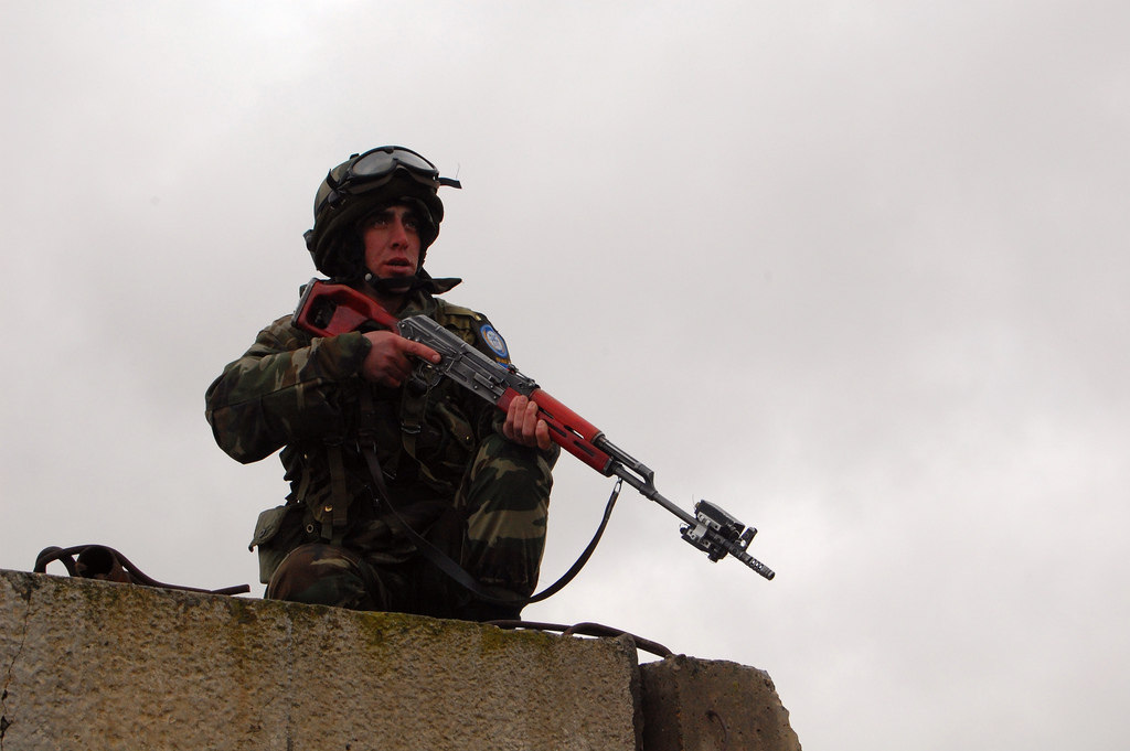Подразделения ВС Армении при обстреле использовали минометы и крупнокалиберные пулеметы