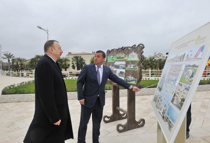 Президент Азербайджана ознакомился с приморским парком Астары после реконструкции - ФОТО