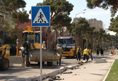 В ближайшее время после ремонта откроются три оживленные улицы Баку - ФОТО - ВИДЕО