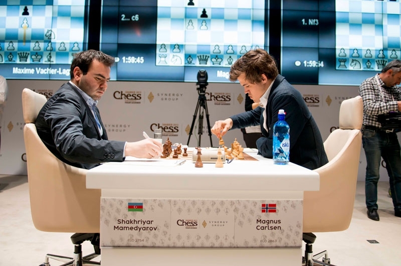 2-й тур Shamkir Chess: Карлсен победил Мамедъярова, Мамедов сыграл вничью с Гири - ОБНОВЛЕНО - ФОТО