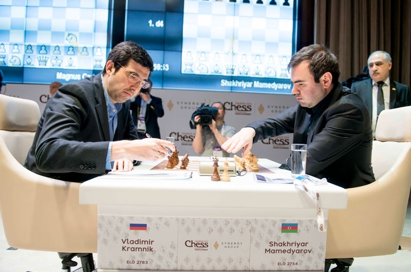 5-й тур Shamkir Chess: Мамедъяров выиграл у Крамника, Карлсен вышел в лидеры - ФОТО - ОБНОВЛЕНО