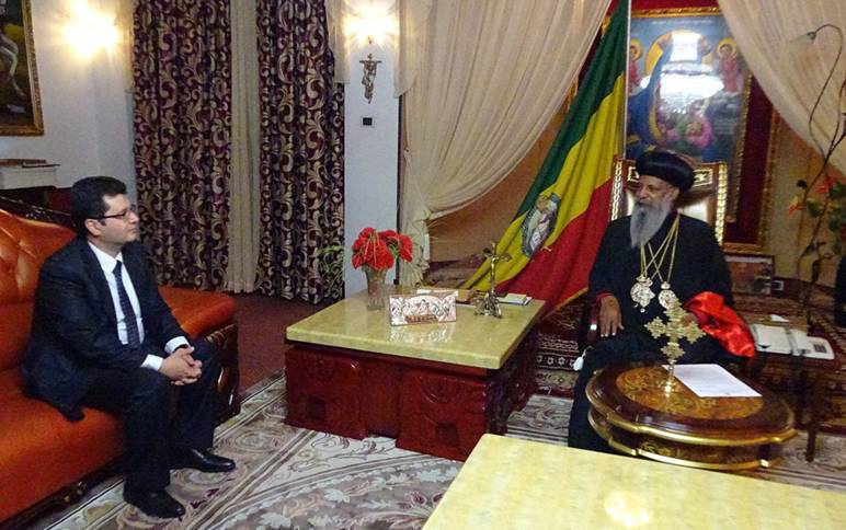 Эльман Абдуллаев встретился с Патриархом Эфиопии - ФОТО