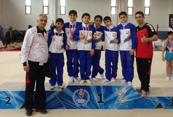 Азербайджанские гимнасты завоевали 5 медалей в Турции