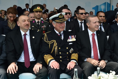 Президент Ильхам Алиев принял участие в церемонии, посвященной 100-летию Победы при Чанаккале, в Турции - ФОТО