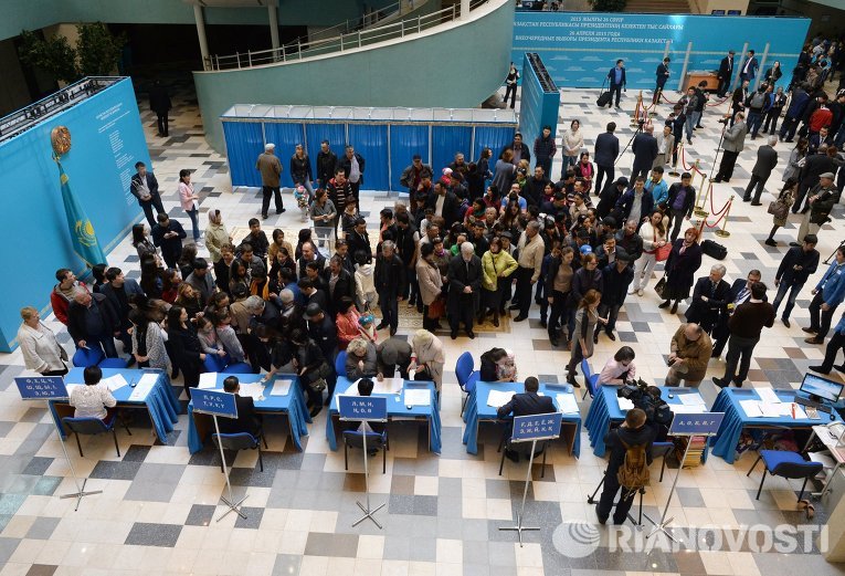 Президентские выборы завершились на основной части Казахстана