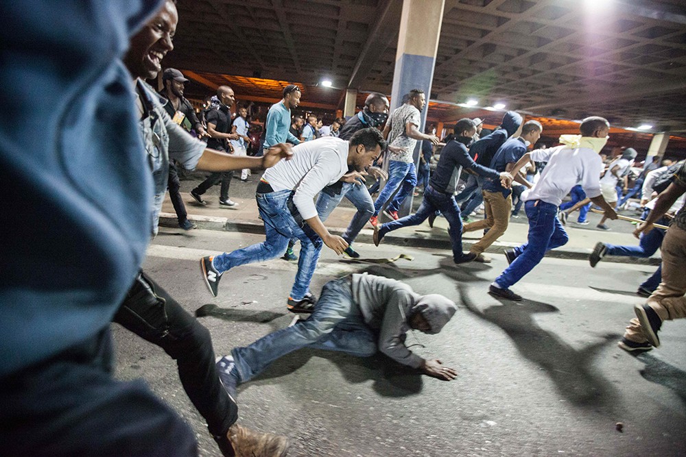 В Тель-Авиве акция протеста выходцев из Эфиопии переросла в беспорядки - ФОТО - ВИДЕО