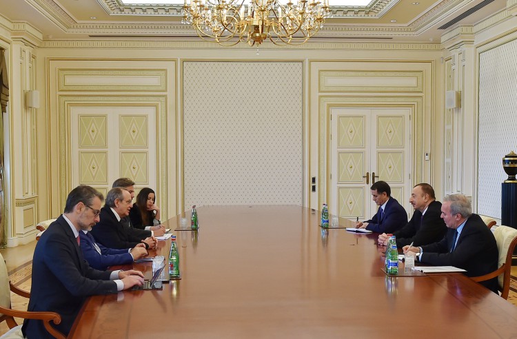 Президент Азербайджана принял итальянскую делегацию