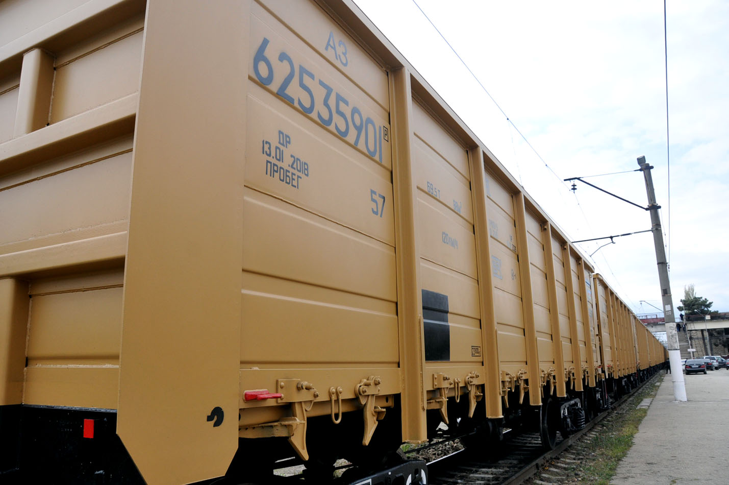 В Азербайджан доставлено 72 новых грузовых вагона - ФОТО