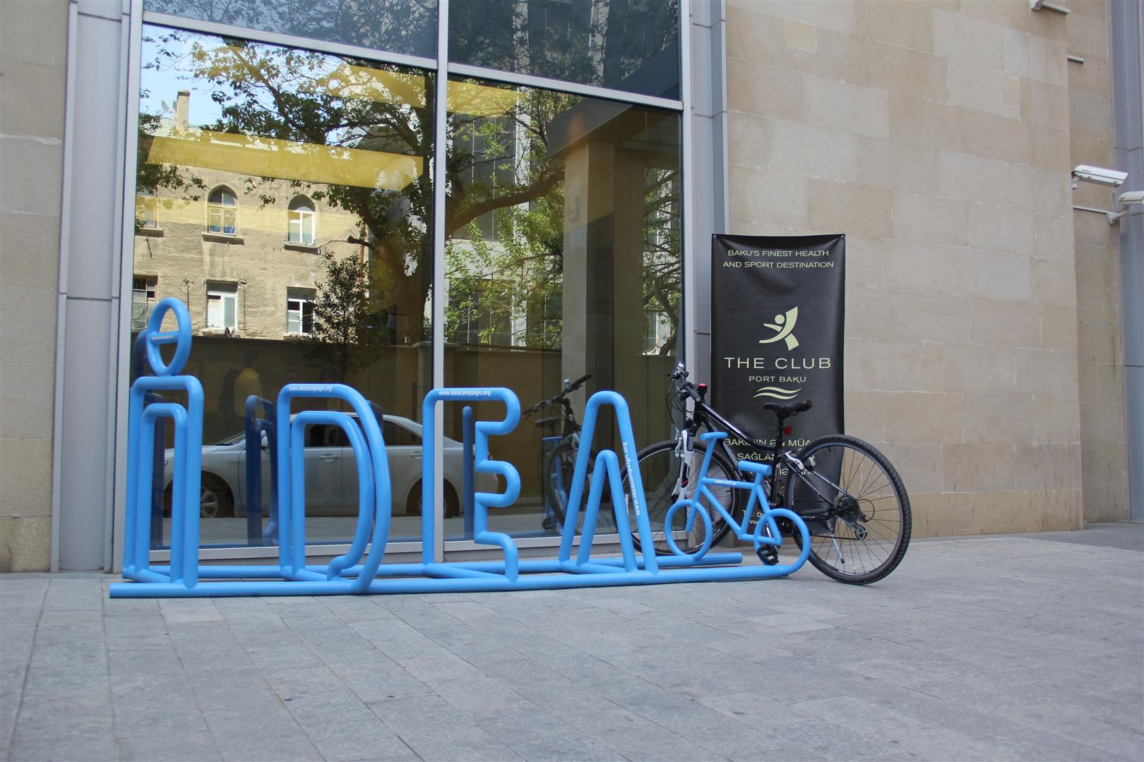 IDEA установила первую велосипедную стоянку в Баку – ФОТО