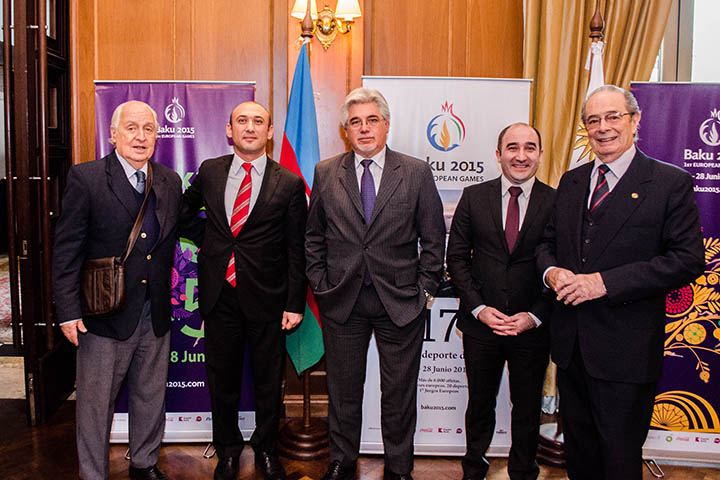 В Уругвае состоялись прием по случаю Дня Республики и презентация первых Европейских игр - ФОТО