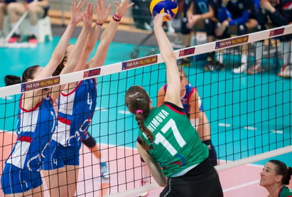 Азербайджанские волейболистки победили Словакию в «золотой» партии и пробились на чемпионат Европы - ФОТО